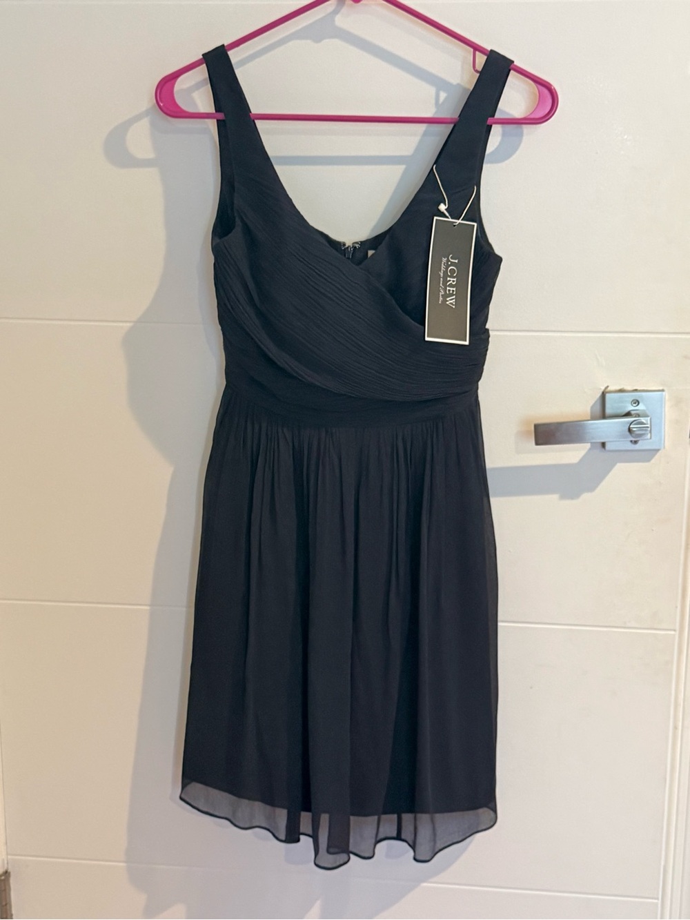 J. Crew Petite Sleeveless Silk Dress